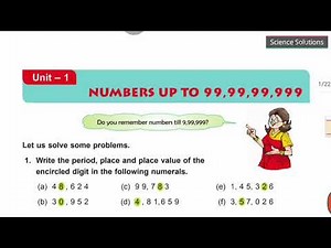 DAV class 5 maths chapter 1 - Introduction