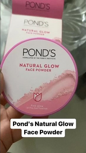 Pond's Natural Glow Face Powder review #ponds #facepowder