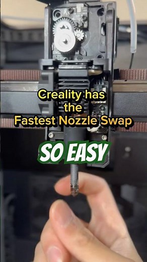 Creality K2 Plus, Easiest Nozzle Swap Ever #3dprinter