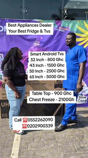 Best Appliances Deals on Fridges and TVs