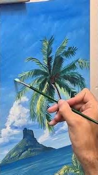 Dream Island – Oil Painting. Full painting process on my channel #art #painting #paintingprocess