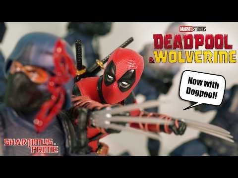 Marvel Legends Deadpool & Dogpool Deluxe Deadpool Wolverine Movie Hasbro Action Figure Review