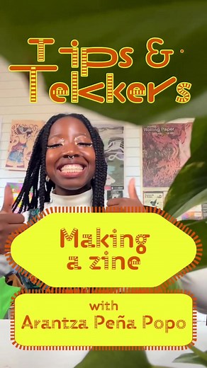 Ever wondered how to make and ✨publish✨ your own zine? Well, keep watching! @Arantza Pena takes over episode 2 of Tips and Tekkers showing us how to make and publish your own zine in a couple of easy steps. #makeazine #zine #bookbinding #comic #howto #diy #creativeinspiration #illustration #publishing #risograph #zinemaking #art #zinestersoftiktok #creative #april #wheneverwherever #oneliners