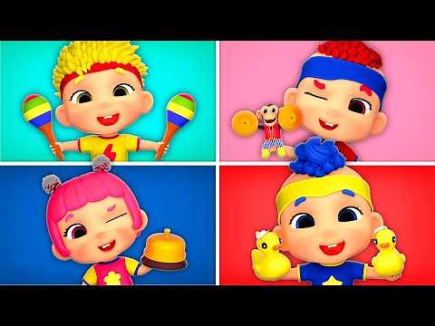 Make Music with Baby DB | D Billions Kids Songs