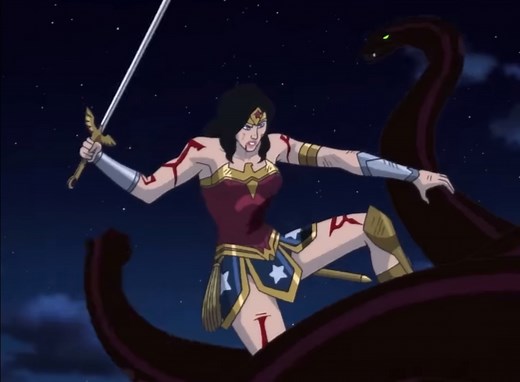 Wonder Woman vs Medusa in a gruesome and bloody battle from Wonder Woman: Bloodlines | Wonder Woman Everything Fans