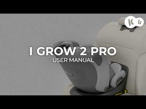 Kinderkraft I-GROW 2 PRO – user manual | ISOFIX + Top Tether installation