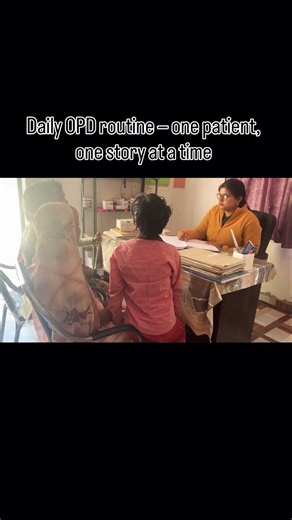 Daily OPD routine one patient one story at a time #CHO #PublicHealth #PrimaryHealthcare #health