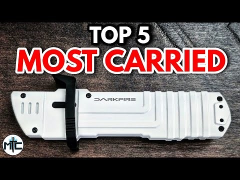 My TOP 5 MOST CARRIED KNIVES! - August 2025