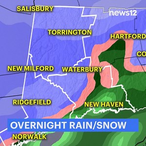 3.4K views · 30 reactions | WEATHER: Rain moves in tonight, then changes to snow for slippery Thursday morning commute - https://bit.ly/3tK038C | News 12 Connecticut | Facebook