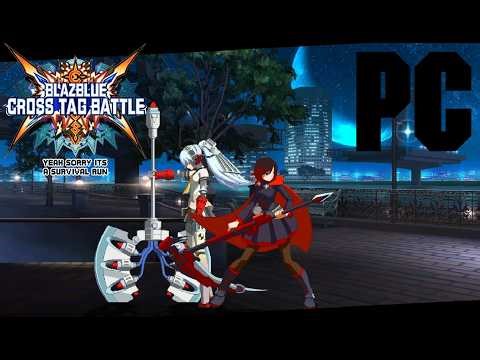 BlazBlue Cross Tag Battle Survival Run (PC) (I got you hyped up for a really dumb game huh?)