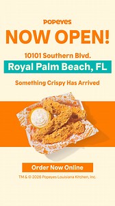 Visit your NEW local Popeyes at 10101 Southern Blvd Suite 11 and order that chicken you love. | Popeyes