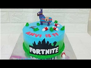Fortnite Llama Cake Tutorial | How to Make Fortnite Theme Cake