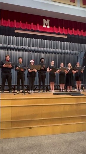 MHS Choir singing “Mary Did you Know?” #choir #pentatonix #highschool