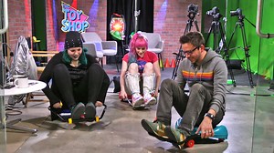 'The Toy Shop' reviews Roller Racers, the kid powered scooters from grade school gym class