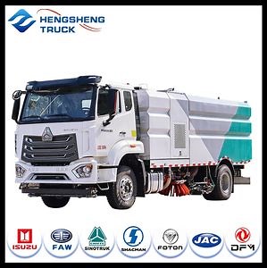[Hot Item] 4X2 4X4 Road Vacuum Truck Road Sweeper Vehicle for Efficient Street Cleaning