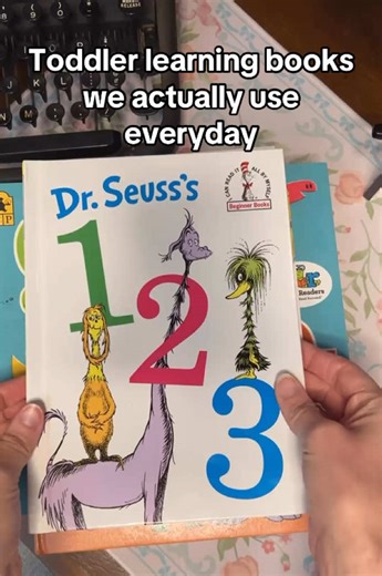 Toddler learning books that actually stay on our shelf. These help with numbers, colors, and first words without feeling like school. #toddlerlearning #earlylearning #toddlerbooks #preschoolfun #booktok