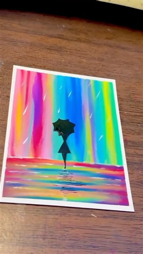Easy oil pastel art for beginners | Oil pastel drawing | Easy girl art #viralart #oilpastel #viral