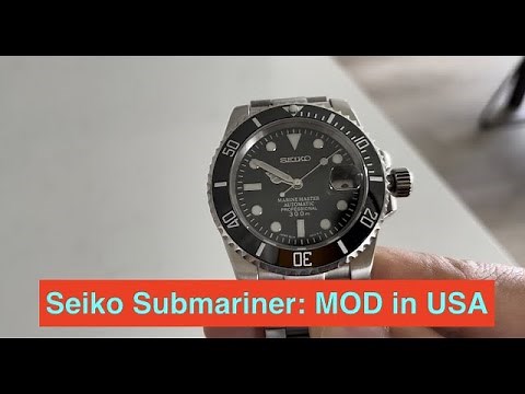 Must see this #Seiko #Submariner in #ceramic #BLACK under 4 minutes! BUY IT NOW.