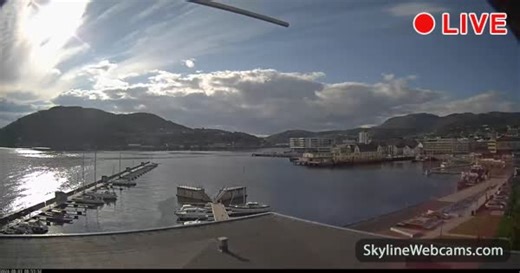 【LIVE】 Cámara web en directo Puerto de Harstad (Noruega) | SkylineWebcams