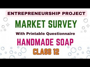 Market Survey on Handmade Soap || Entrepreneurship Project File || Class 12 CBSE