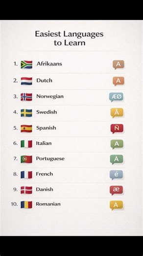 Easiest Languages to Learn for English Speakers Ranked