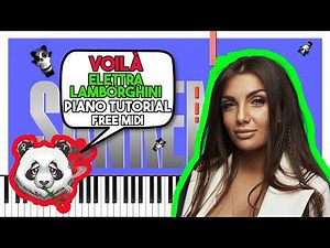 ELETTRA LAMBORGHINI - VOILÀ - SANREMO 2026 Piano Tutorial