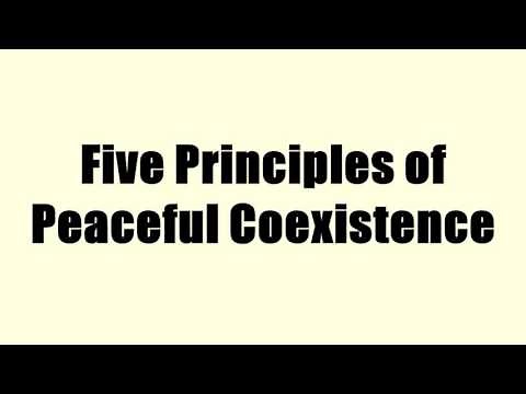 Five Principles of Peaceful Coexistence