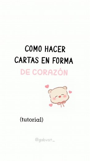 Cómo hacer cartas en forma de corazón: Tutorial fácil