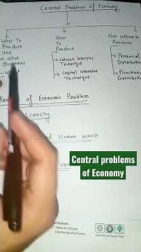 Central problems of an economy class 11 | Reasons for economic problem | Economic problem