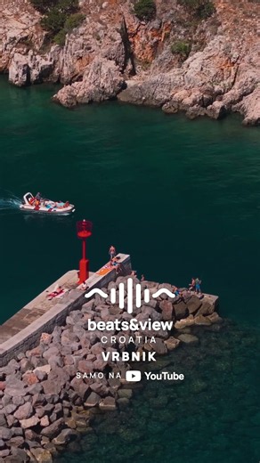 Vrbnik from Above · Town on a Cliff · Croatia 4K #Shorts