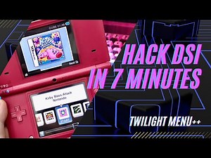 Hack Nintendo DSi in 7 minutes ( Fastest way - TWiLightMenu ++ )