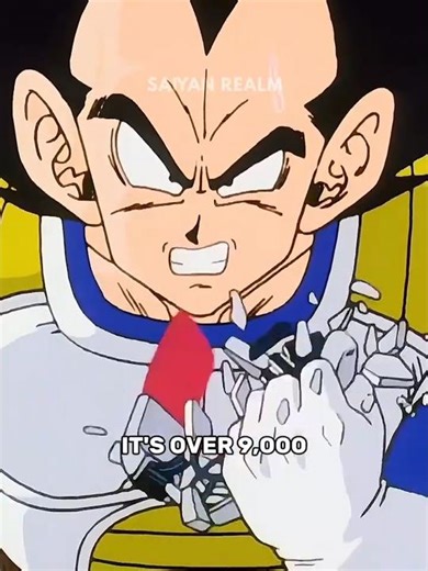 its over 9000 - Vegeta #dragonball #goku #dbz #dbs