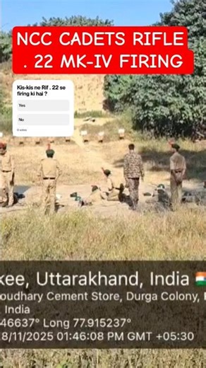 NCC Cadets Firing practice with Rifle . 22 Mk-IV‪@BlackRifleCoffeeCompany‬ ‪@DefenceMinIndia‬