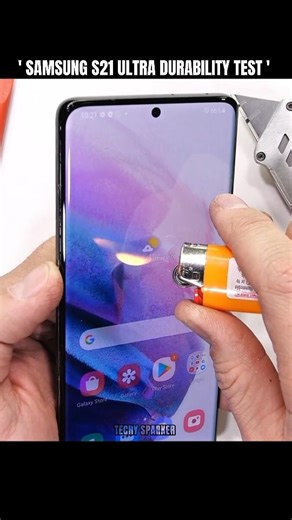 Samsung Galaxy S21 Ultra Durability Test 🔥 Scratch, Burn & Bend Test || #samsung #GalaxyS21Ultra