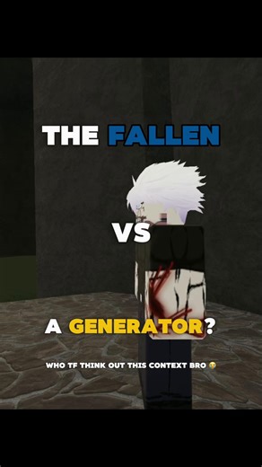 The Fallen vs Generator in Roblox Gameplay