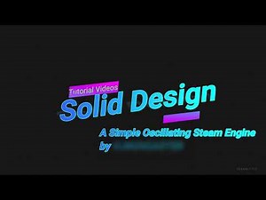 Simple Oscillating Steam Engine (Assembly) - SolidWorks Tutorial Video Part 5