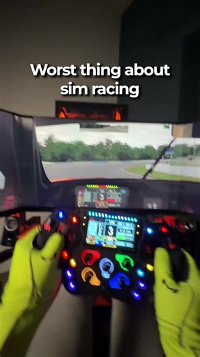 Worst thing about sim racing
