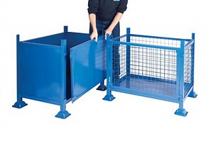 [Hot Item] Customized Stackable Collapsible Wire Mesh Stillage/Container for Warehouse and Logistics