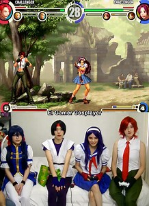 Athena vs Vanessa #KOFXI #CosplayRetas Video Completo: Cosplay Retas - Vanessa vs Athena | KOF XI #ElGamerCosplayer #KingOfFightersXI #KOF #KOFCosplay #KingOfFighters #KingOfFightersCosplay | El Gamer Cosplayer