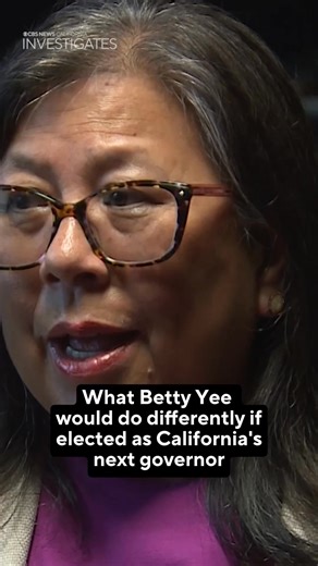 Former state controller Betty Yee wants to be California’s next governor. Here’s what she says she would do differently from the state’s current administration. We sat down for in-depth interviews with each candidate for California governor to push past the talking points. Tap here to hear from all of the candidates, and follow to see more as we roll out in-depth interviews on our website and YouTube: https://www.cbsnews.com/news/california-governor-candidates-one-question/ | KPIX CBS San Franci
