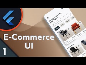 E-Commerce UI - Part 1 | Flutter UI | Speed Code