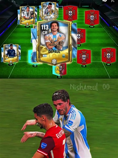 Argentina x Portugal 🤯#fcmobile #fifamobile #eafc24 #eafifa #easports #fifa #fifa22 #football