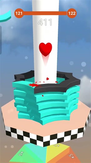 A new level for stack ball game #gaming #games