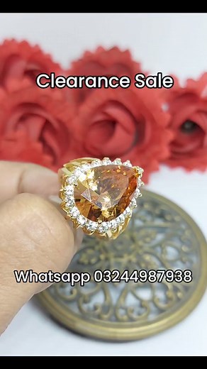Clearance Sale|Gold Plated|Ring Whatsapp ---> 03244987938 Shop Now ---> www.gnbaccessories.com . . #goldplatedjewelry #ring #indianjewellery #zirconia #sale #indianwedding #weddingjewellery | G&B Accessories