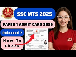 ssc mts admit card 2025 | ssc multi tasking staff admit card 2025