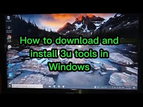 How to download and install 3utools in windows