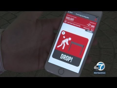 Earthquake early warning app sends alert through various devices | ABC7