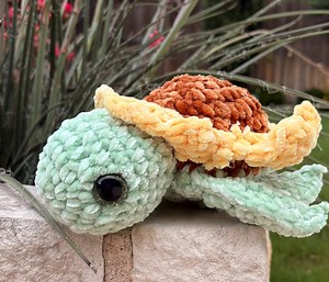 Sunflower Turtle - Etsy
