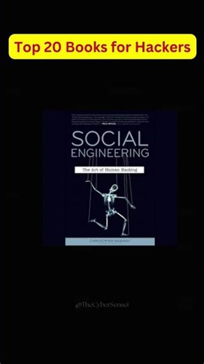 Top 20 books for Hackers #shorts #viralshorts#cybersecurity #hackers