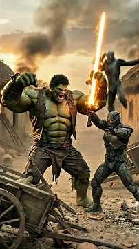 AI Hulk vs Alien Army 😈 Hulk AI Video। Hulk Ne Duniya Ko Bachaya #shorts